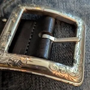 Brighton | Accessories | Brighton Studded Black Leather Belt  display picture 1